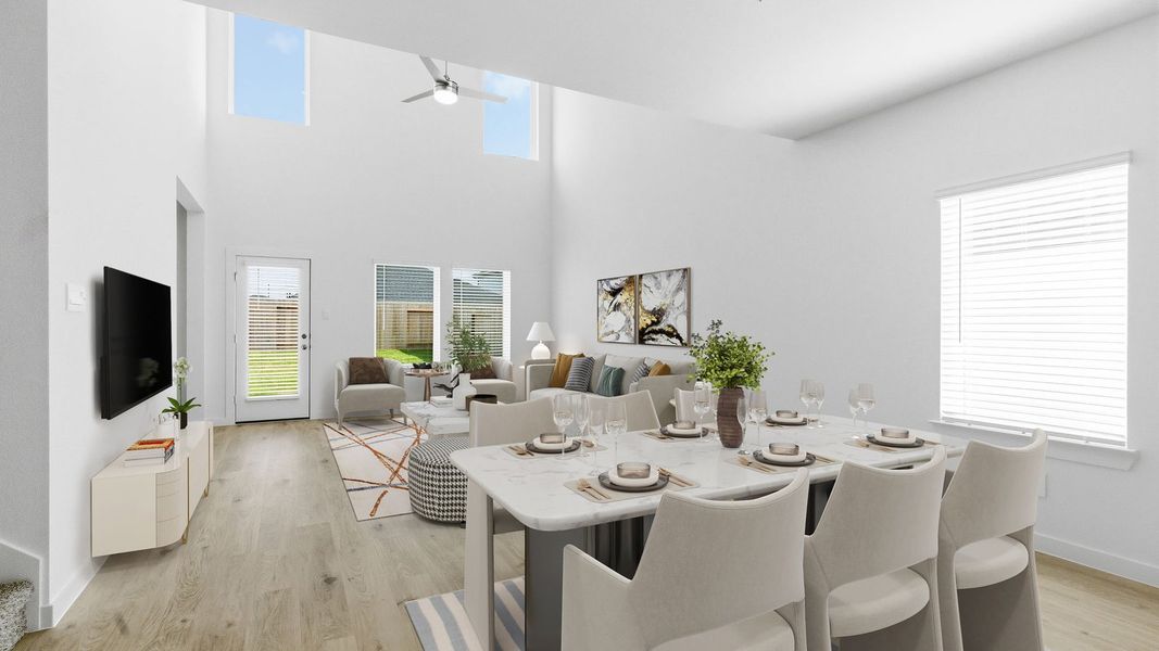 Representative furnished interior of a home built from the Walker by D.R. Horton in Tamarron, Brookshire (Image 6).