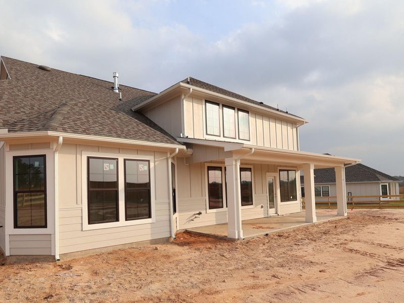 Exterior details and patio area of a home in Lone Star Landing, Montgomery (Image 3).