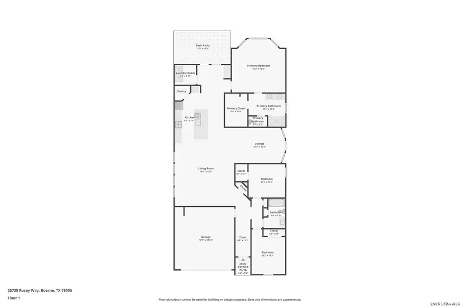 2D floor plan layout of this home in Sagebrooke - Premier Series, San Antonio, TX (Image 5).