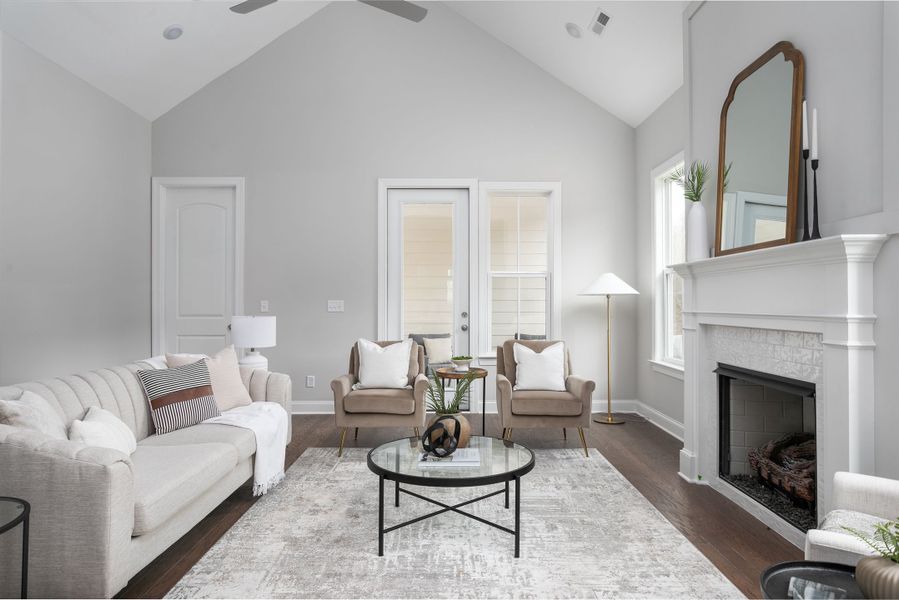 Representative furnished interior of a home built from the The Claiborne by Greentech Homes LLC in Nature's Cove, Ooltewah (Image 9).