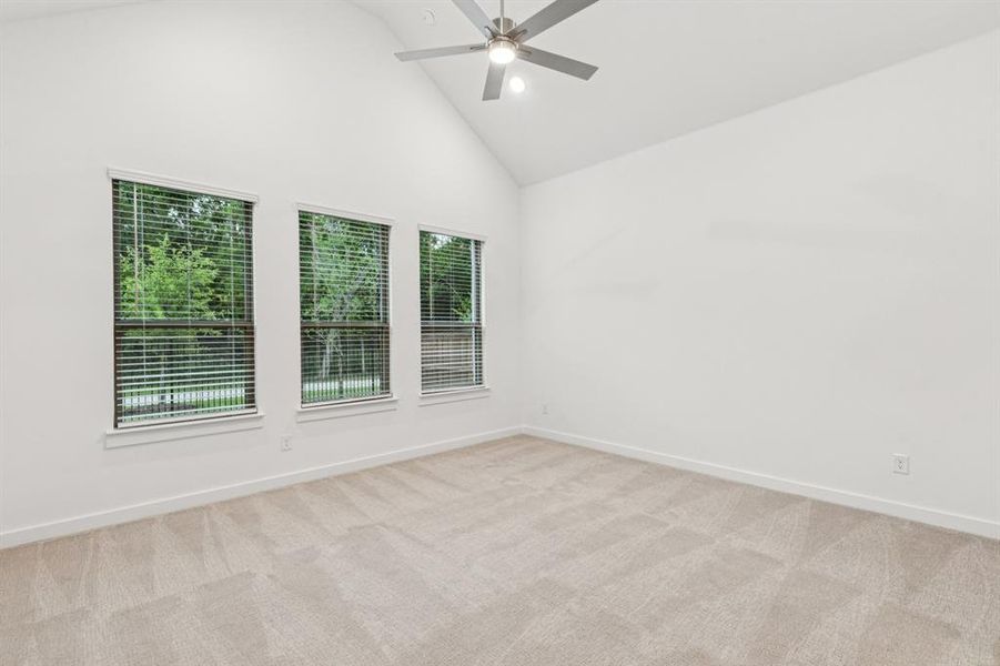 Primary Suite in the Picasso II home plan by Trophy Signature Homes – REPRESENTATIVE PHOTO