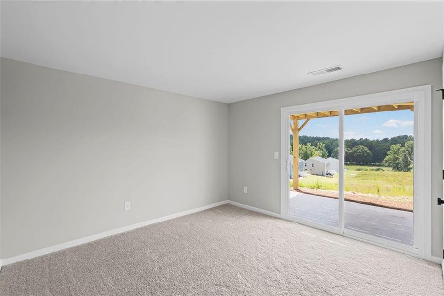Spacious, unfurnished interior of a new home in Villas at Gold Creek, Dawsonville (Image 32).