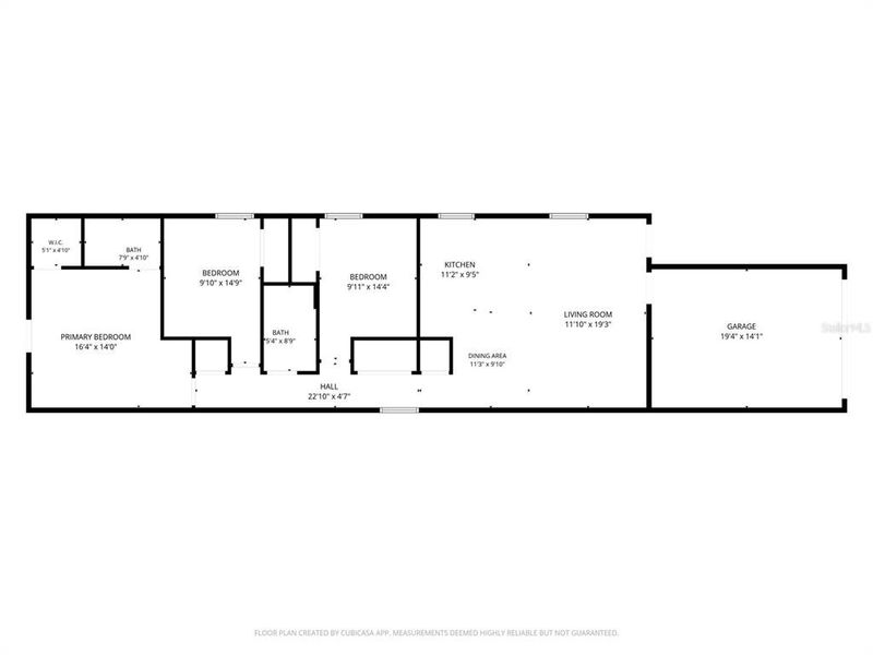 2D floor plan layout of this home in , Eustis, FL (Image 5).