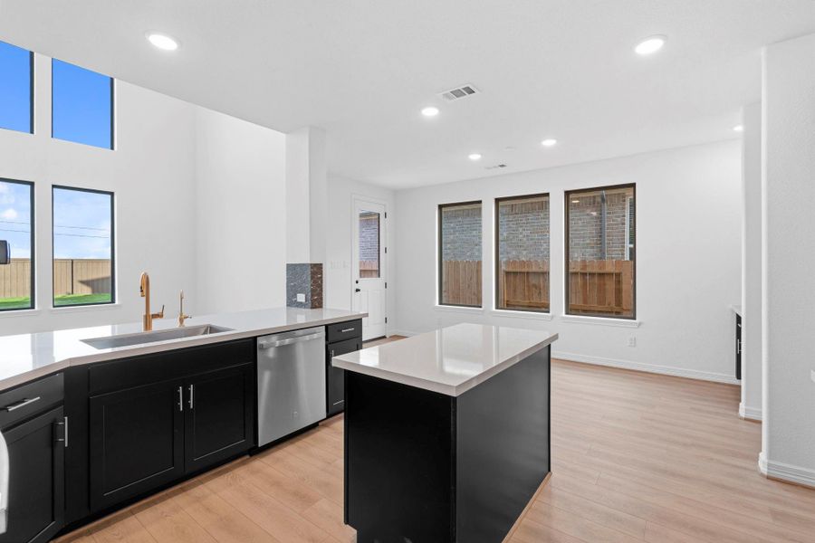 Furnished interior view inside a new home in Brookewater, Rosenberg (Image 8).