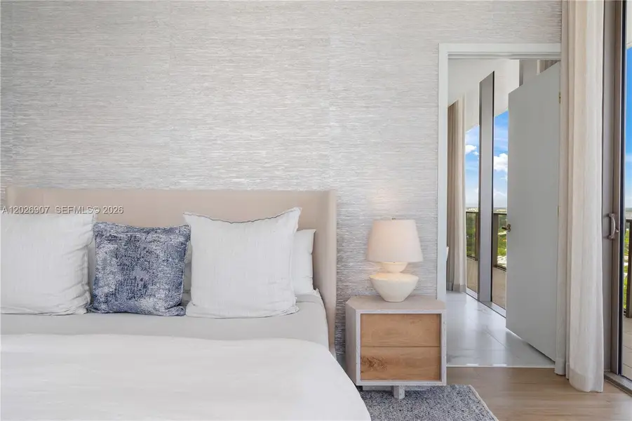 Furnished interior view inside a new home in , Miami (Image 14).