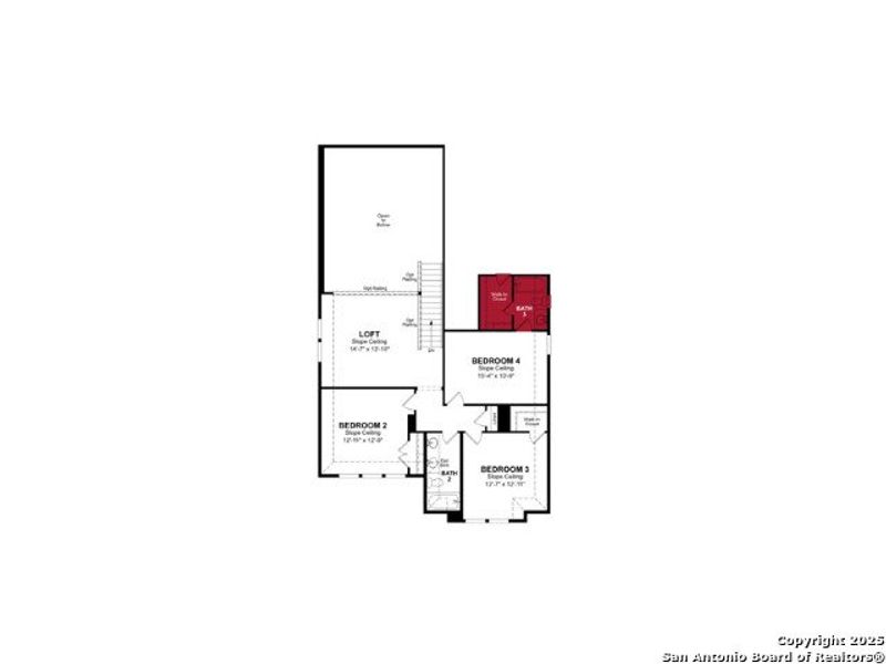 2D floor plan layout of this home in Hunter's Ranch, San Antonio, TX (Image 2). 2D floor plan layout of this home in Hunter's Ranch, San Antonio, TX (Image 2).