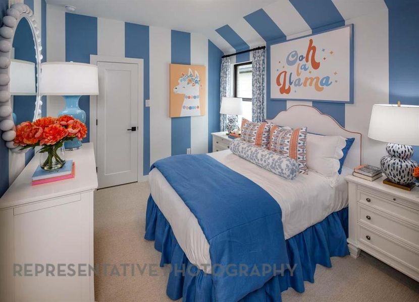 Furnished interior view inside a new home in Sonoma Verde: 60ft. lots, McLendon-Chisholm (Image 18).