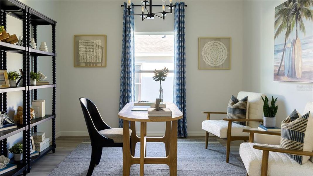 Furnished interior view inside a new home in Pasadena Ridge, Pasadena Hills (Image 12).