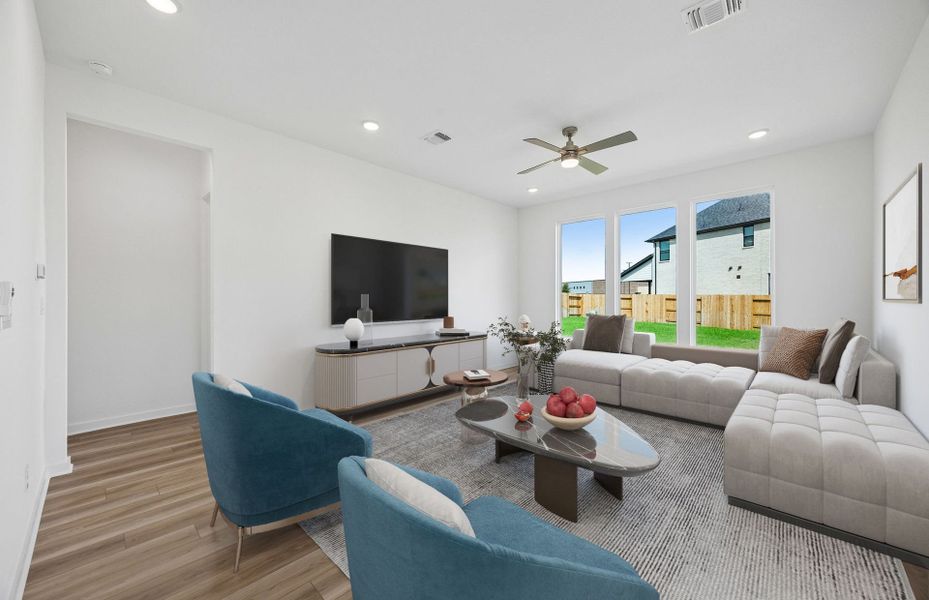 Furnished interior view inside a new home in Katy Court, Katy (Image 23).