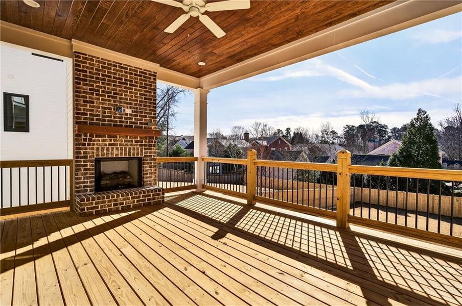 Exterior details and patio area of a home in , Roswell (Image 32).