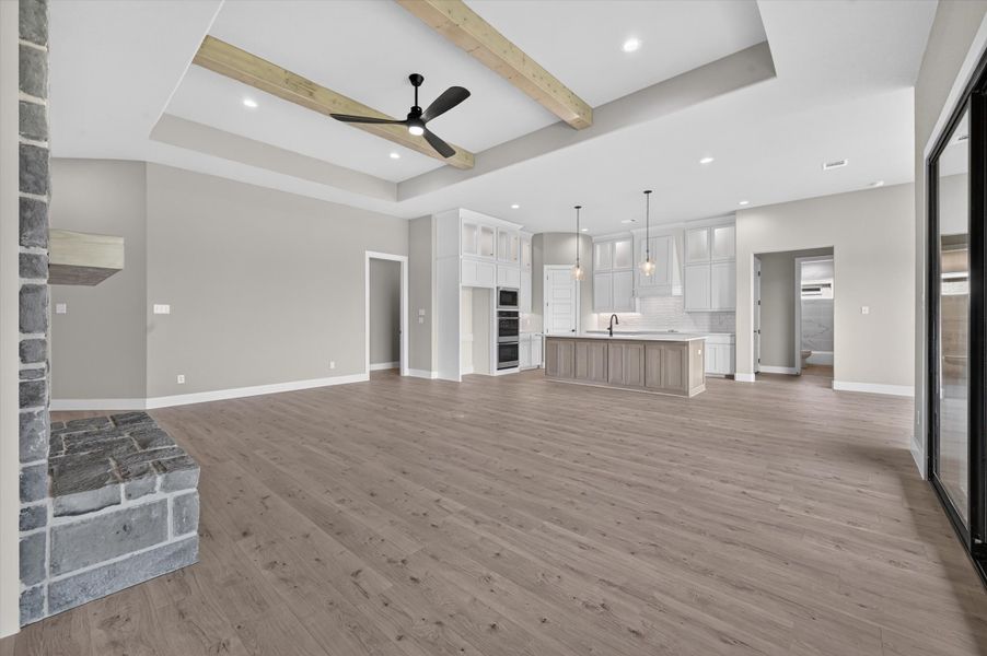 Spacious, unfurnished interior of a new home in Coyote Crossing, Godley (Image 27). Spacious, unfurnished interior of a new home in Coyote Crossing, Godley (Image 27).