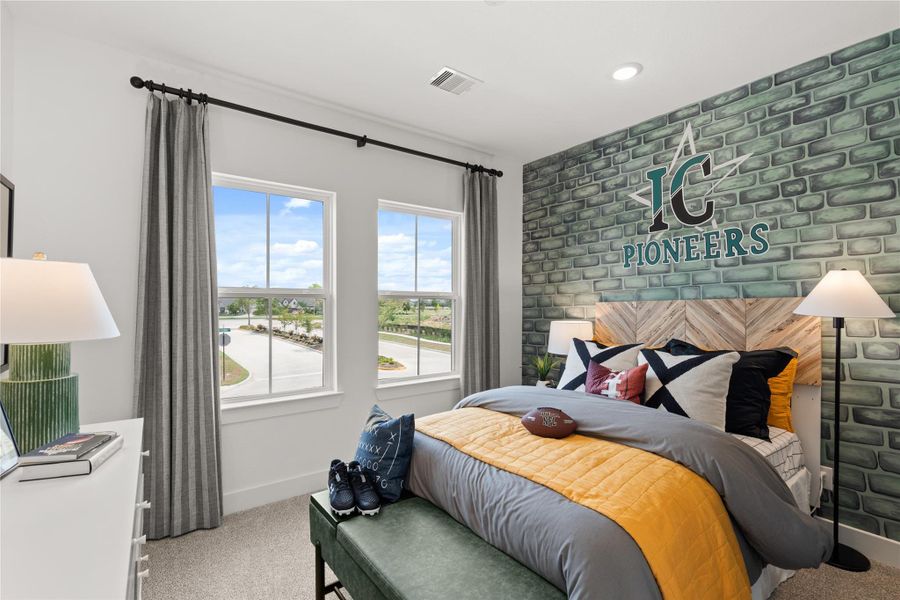 Furnished interior view inside a new home in Elyson, Katy (Image 13). Furnished interior view inside a new home in Elyson, Katy (Image 13).