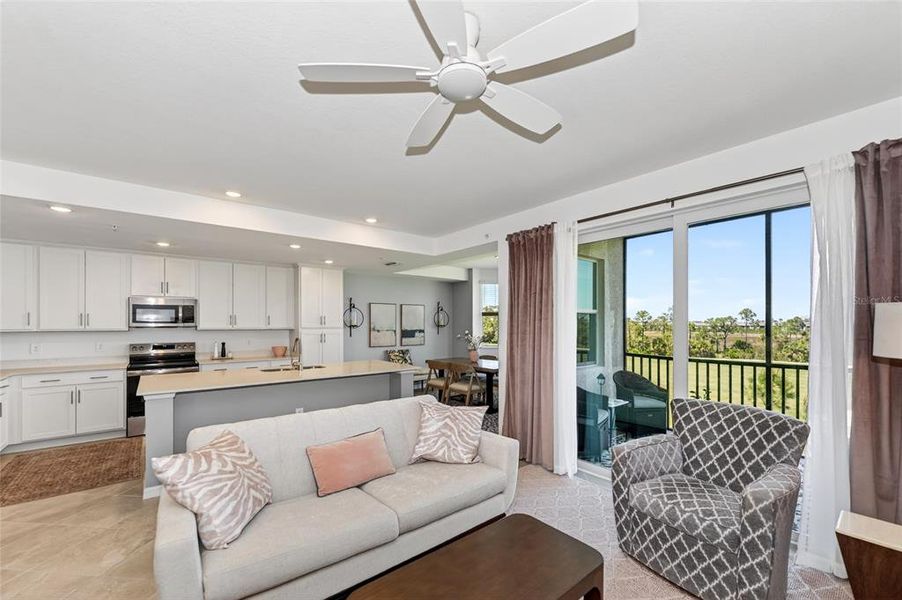 Furnished interior view inside a new home in Wellen Park Golf & Country Club, Venice (Image 6).