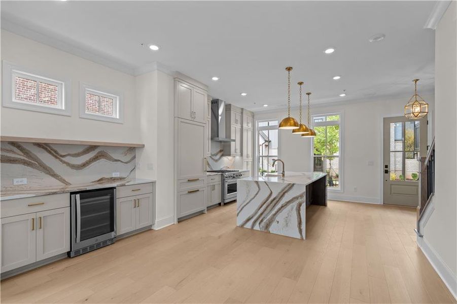 Furnished interior view inside a new home in Park Walke, Alpharetta (Image 7).