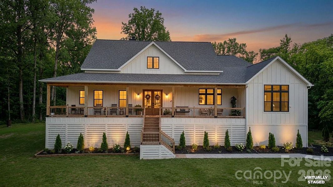 Front exterior of a new home in , Concord, NC, highlighting curb appeal (Image 20).