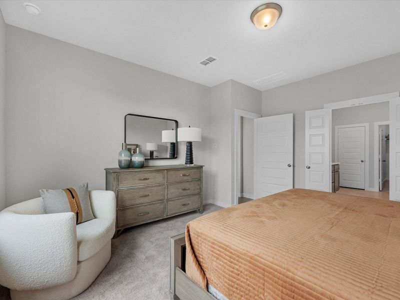 Furnished interior view inside a new home in Mason Woods, Cypress (Image 17).