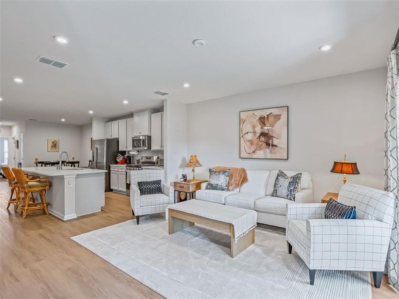 Furnished interior view inside a new home in , Lady Lake (Image 10). Furnished interior view inside a new home in , Lady Lake (Image 10).