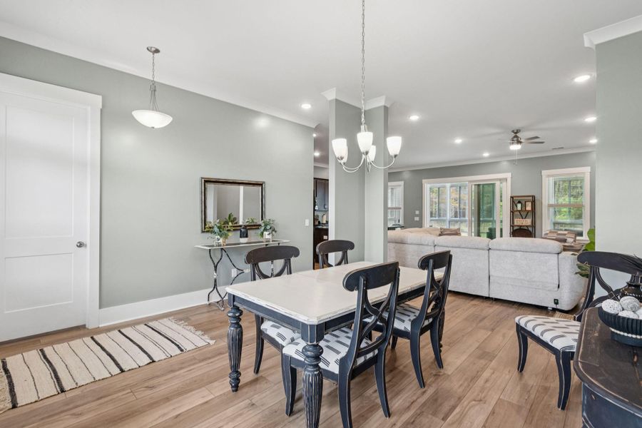 Furnished interior view inside a new home in , Huger (Image 18).
