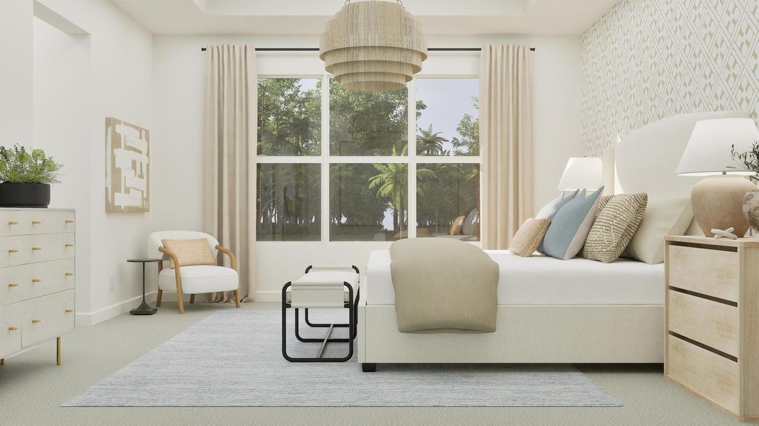 Furnished interior view inside a new home in Lotis Wellington: The Promenade Collection, Wellington (Image 9). Furnished interior view inside a new home in Lotis Wellington: The Promenade Collection, Wellington (Image 9).