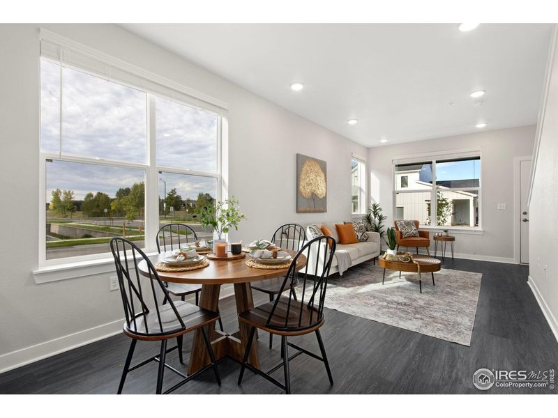 Furnished interior view inside a new home in , Fort Collins (Image 5).