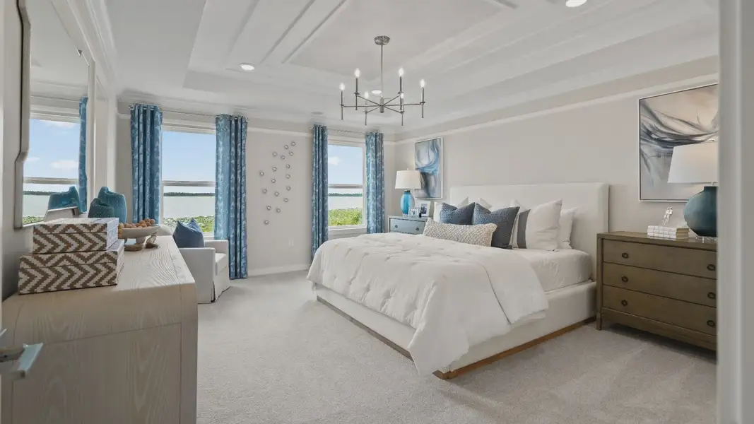 Furnished interior view inside a new home in Haven at Diamond Springs, Jacksonville (Image 19).