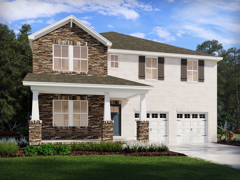 Representative exterior photo of a completed home built from the Turner by Meritage Homes in Benders Cove - Reserve Series, Mount Juliet, TN (Image 1). Representative exterior photo of a completed home built from the Turner by Meritage Homes in Benders Cove - Reserve Series, Mount Juliet, TN (Image 1).