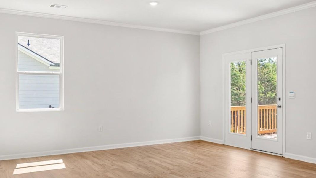 Spacious, unfurnished interior of a new home in Falcon Landing, Gainesville (Image 19). Spacious, unfurnished interior of a new home in Falcon Landing, Gainesville (Image 19).