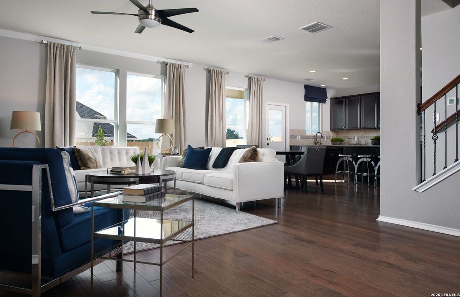 Furnished interior view inside a new home in Davis Ranch, San Antonio (Image 14).