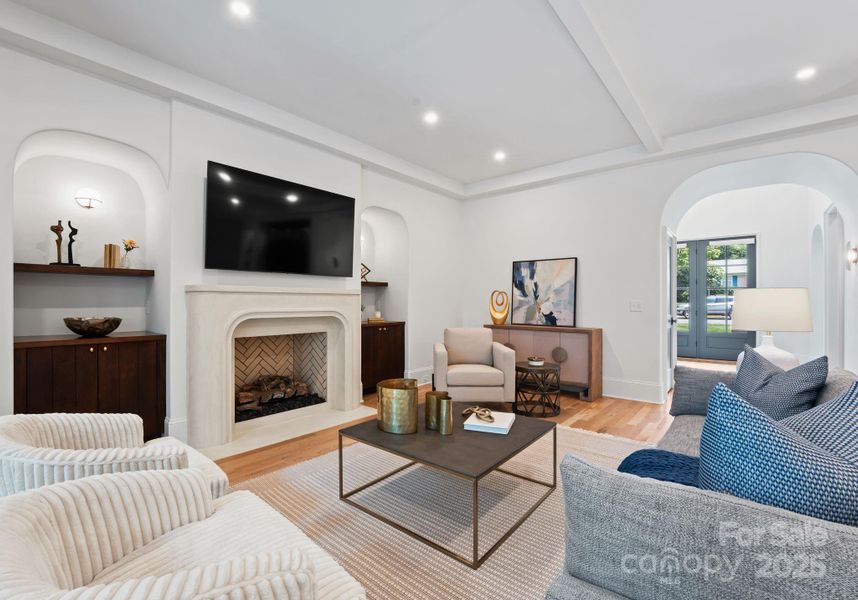 Furnished interior view inside a new home in , Charlotte (Image 29).
