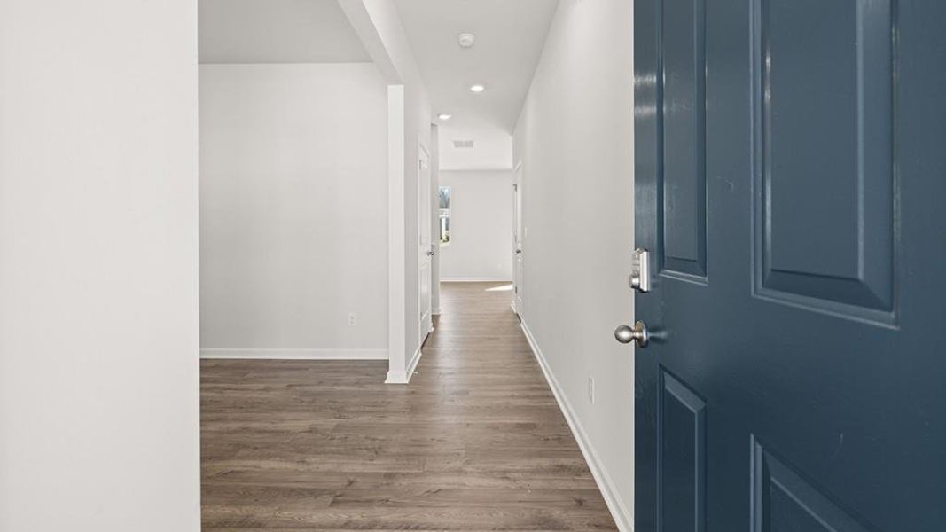 Spacious, unfurnished interior of a new home in Oaks at Cedar Grove, Fairburn (Image 10). Spacious, unfurnished interior of a new home in Oaks at Cedar Grove, Fairburn (Image 10).