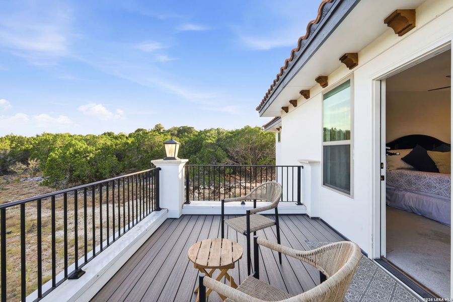 Exterior details and patio area of a home in , Boerne (Image 29).