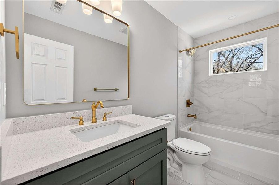 Furnished interior view inside a new home in , Atlanta (Image 12).