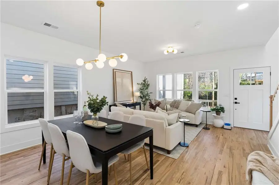 Furnished interior view inside a new home in , Atlanta (Image 6).