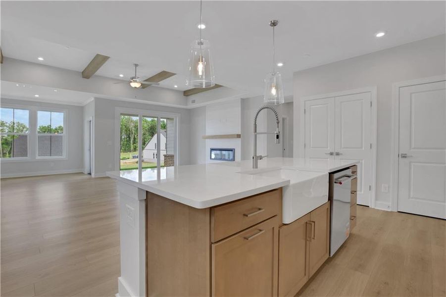 Furnished interior view inside a new home in Gatherings® at GreenHouse, Marietta (Image 6).