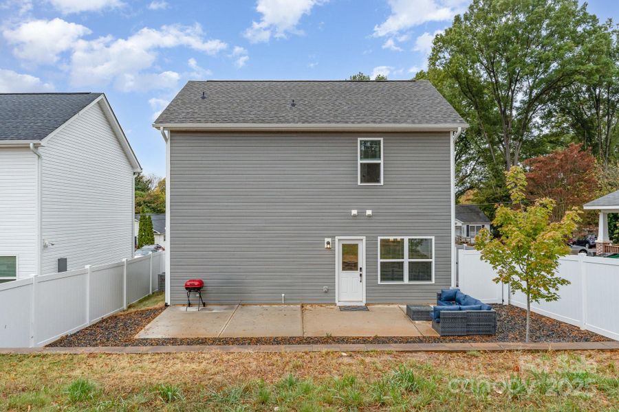 Exterior details and patio area of a home in , Charlotte (Image 18). Exterior details and patio area of a home in , Charlotte (Image 18).