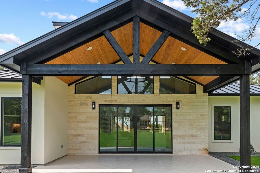 Front exterior of a new home in , Canyon Lake, TX, highlighting curb appeal (Image 15). Front exterior of a new home in , Canyon Lake, TX, highlighting curb appeal (Image 15).
