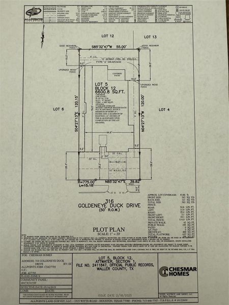 2D floor plan layout of this home in Attwater, Waller, TX (Image 5).