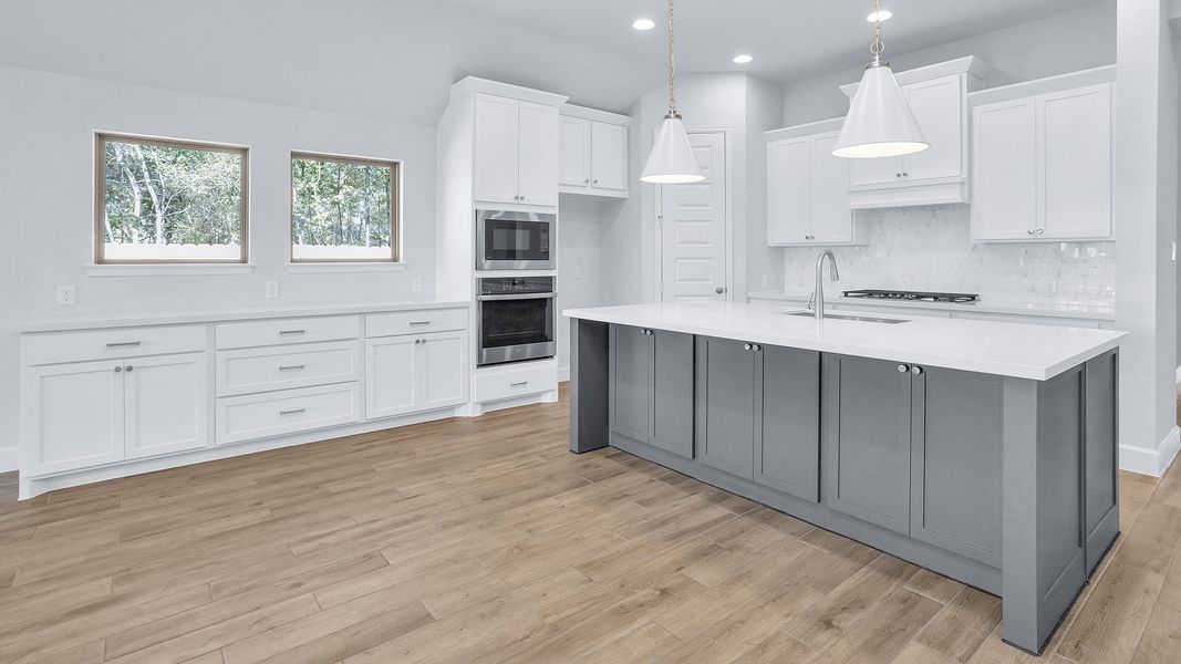 Furnished interior view inside a new home in Woodhavyn, Magnolia (Image 8).