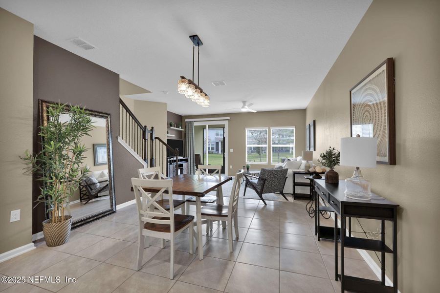 Furnished interior view inside a new home in , St. Augustine (Image 8). Furnished interior view inside a new home in , St. Augustine (Image 8).