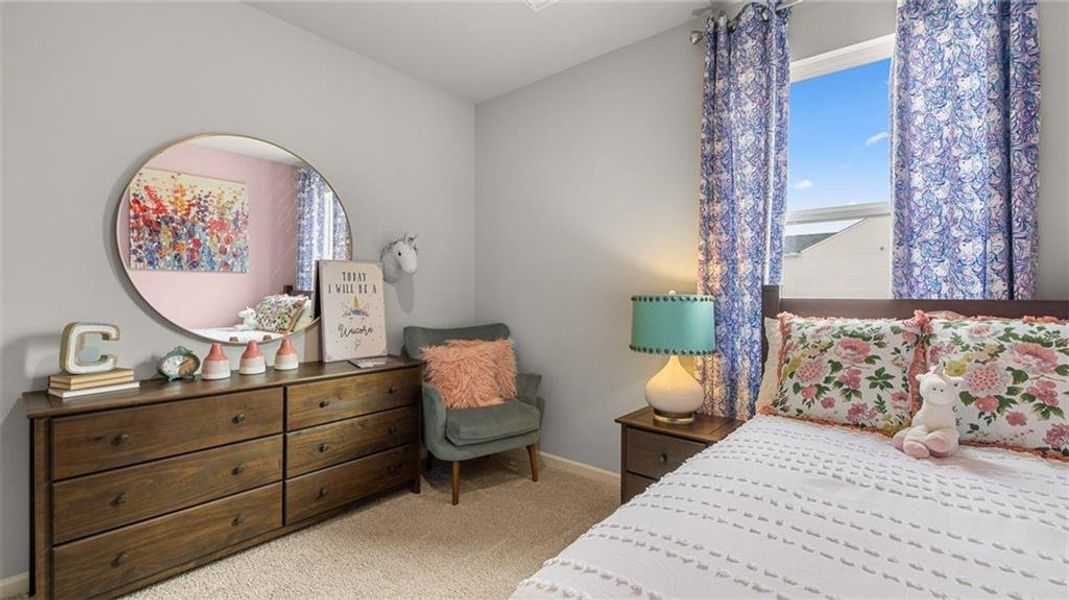 Furnished interior view inside a new home in Jackson Landing, Jefferson (Image 9).
