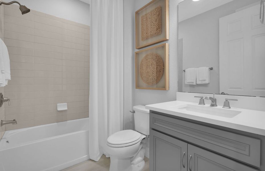 Furnished interior view inside a new home in Waterways, Richmond Hill (Image 14).