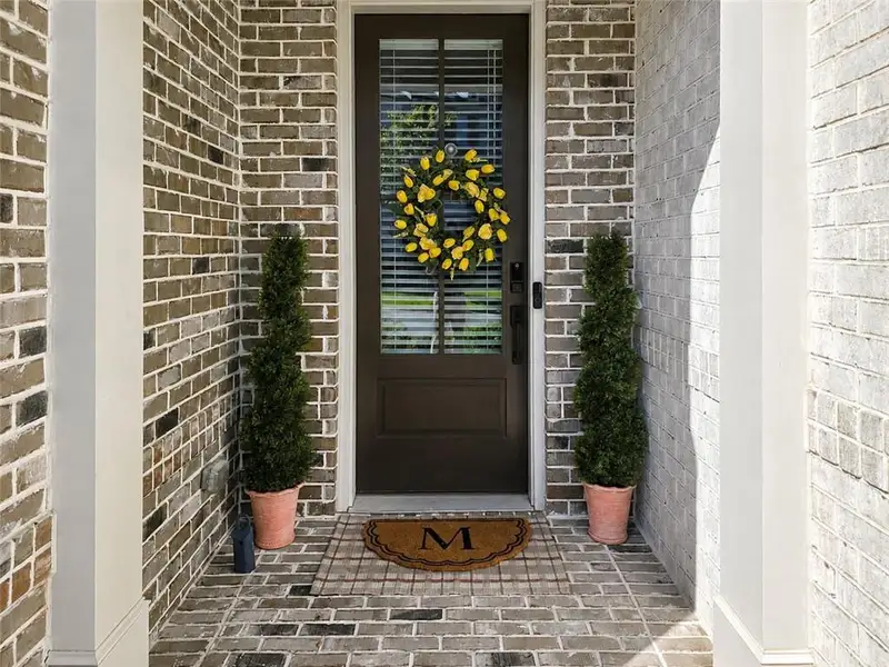 Exterior details and patio area of a home in , Johns Creek (Image 29).