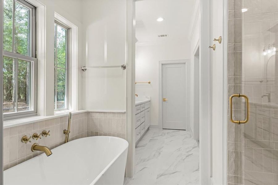 Furnished interior view inside a new home in , Grand Saline (Image 13).