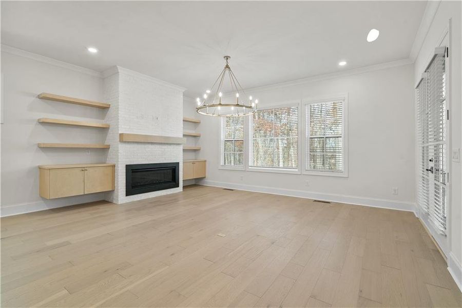 Spacious, unfurnished interior of a new home in Promenade at Sawnee Village, Cumming (Image 21).