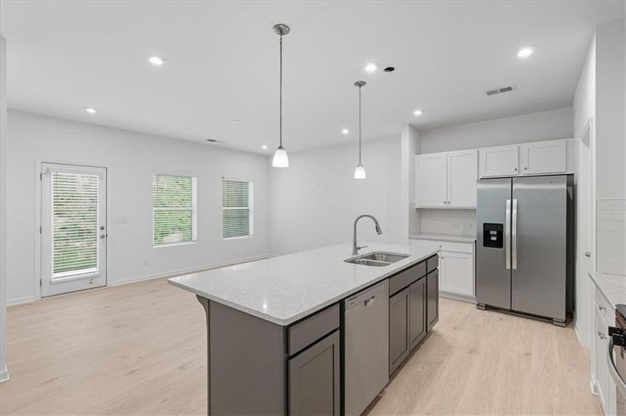 Furnished interior view inside a new home in Park Center Pointe, Austell (Image 6).