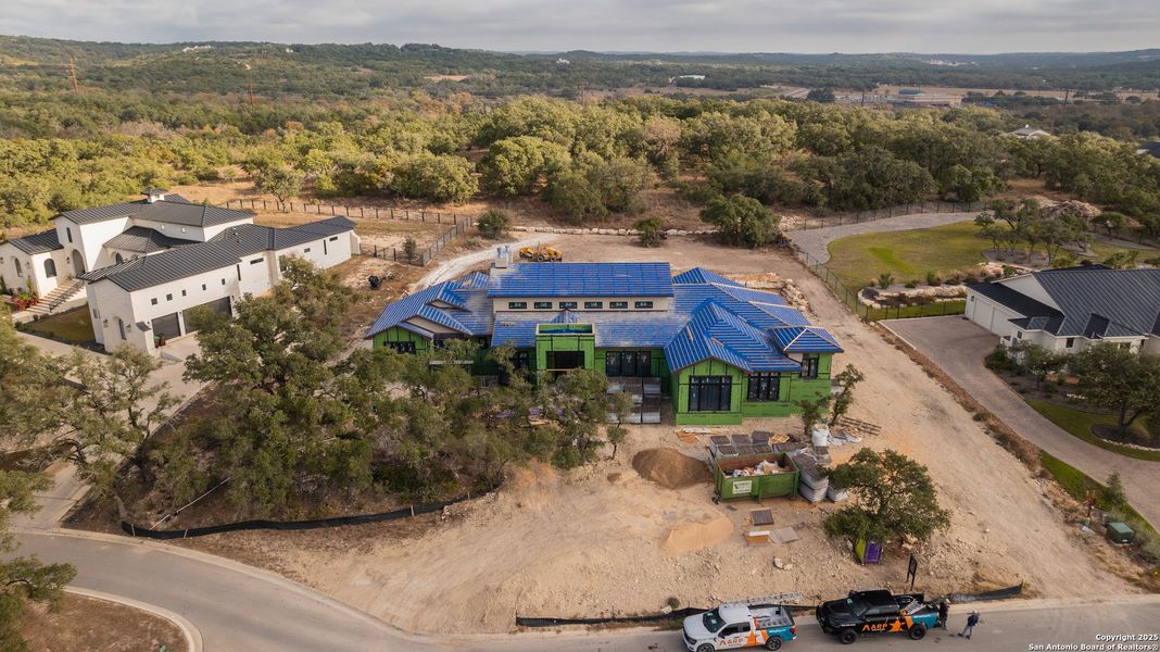 In-progress construction of a new home in , Boerne, TX (Image 5).