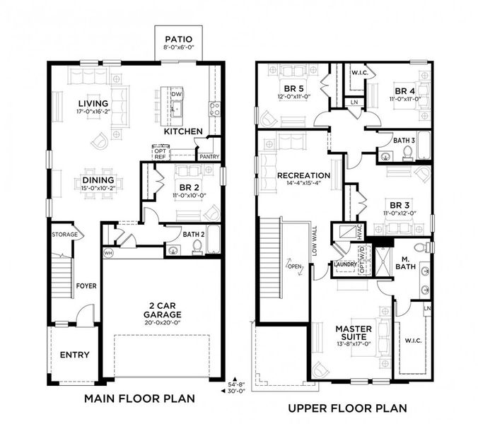 2D floor plan layout for the Indigo by Casa Fresca Homes in Bellehaven, Belleview, FL (Image 3). 2D floor plan layout for the Indigo by Casa Fresca Homes in Bellehaven, Belleview, FL (Image 3).