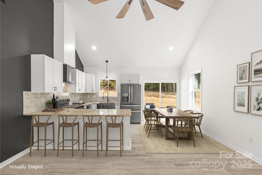 Furnished interior view inside a new home in , Shelby (Image 31).