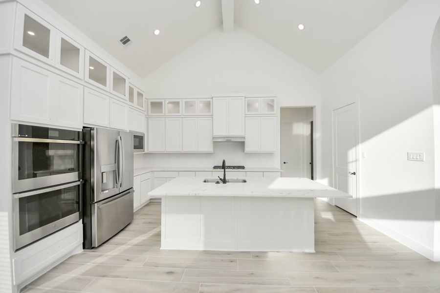 Furnished interior view inside a new home in Meridiana, Manvel (Image 7).