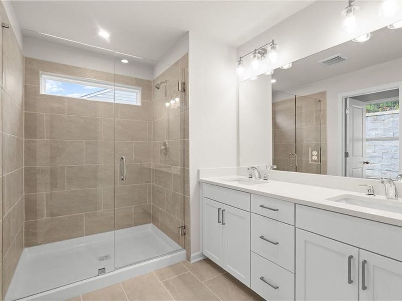 Furnished interior view inside a new home in The Village at Shallowford, Kennesaw (Image 4).